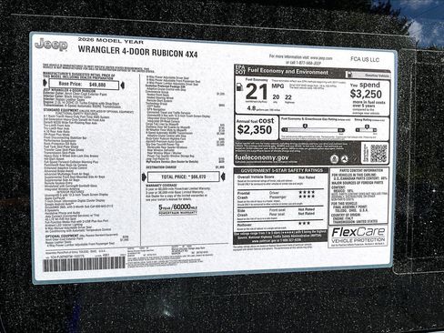 New 2026 Jeep Wrangler Unlimited Rubicon w/ Technology Group AWD/4WD image 14