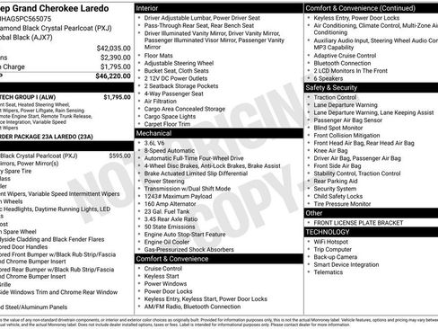 Used 2023 Jeep Grand Cherokee Laredo w/ Luxury Tech Group I AWD/4WD image 53