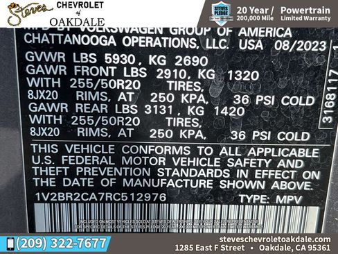 Used 2024 Volkswagen Atlas SEL AWD/4WD image 38