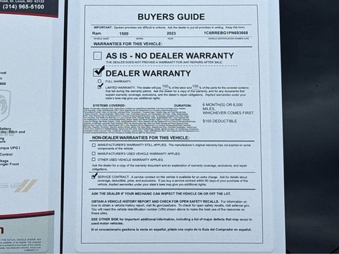 Certified 2023 RAM 1500 Big Horn image 26