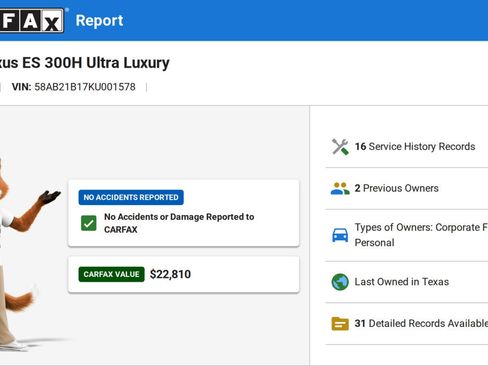 Used 2019 Lexus ES 300h Ultra Luxury w/ Accessory Package 2 image 23