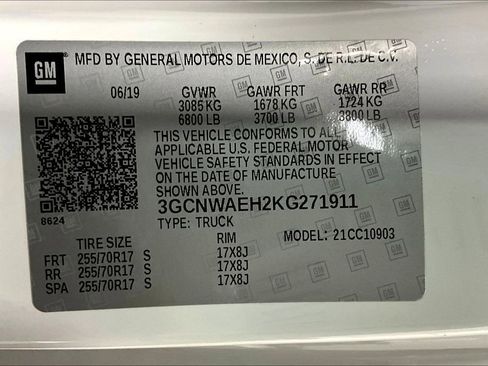 Used 2019 Chevrolet Silverado 1500 W/T image 17