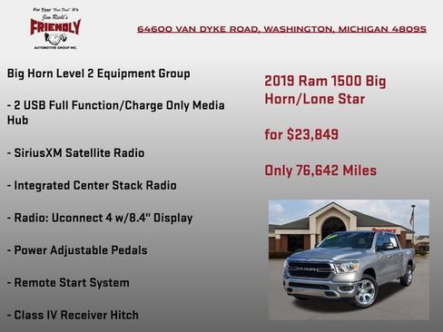 Used 2019 RAM 1500 Big Horn AWD/4WD image 20