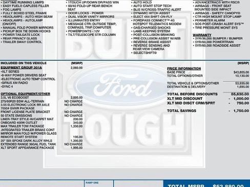 Certified 2021 Ford F150 XLT w/ Equipment Group 301A Mid image 2