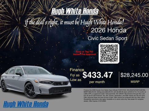 New 2026 Honda Civic Sport image 7