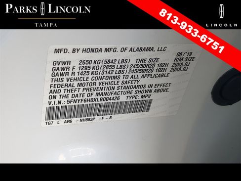 Used 2020 Honda Pilot Elite image 37