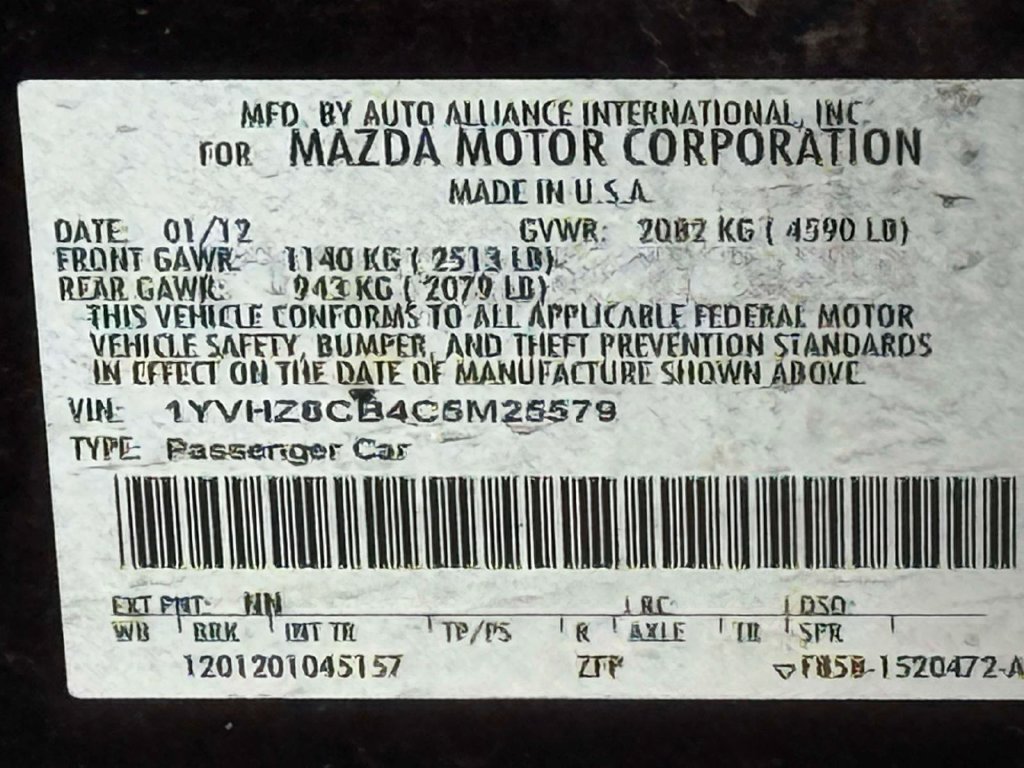 Used 2012 MAZDA MAZDA6 s Grand Touring w/ Technology Pkg FWD image 11