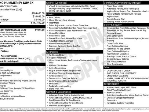 New 2025 GMC Hummer EV 3X w/ Extreme Off-Road Package AWD/4WD image 25
