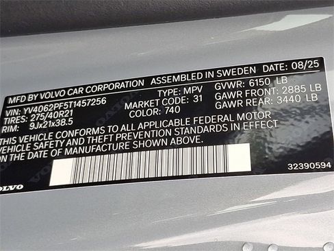 New 2026 Volvo XC90 B6 Ultra image 11