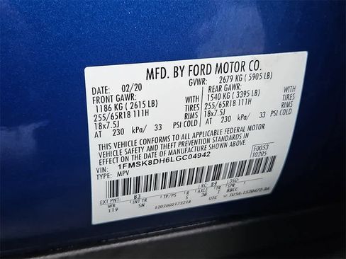 Used 2020 Ford Explorer XLT w/ Equipment Group 202A image 27