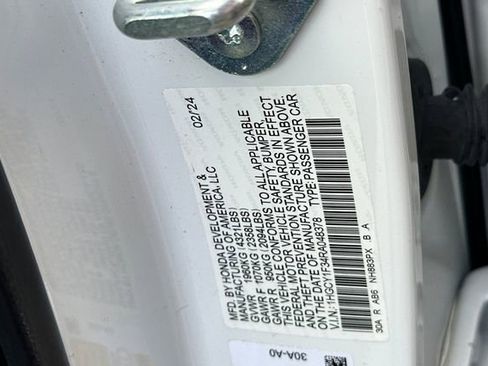 Certified 2024 Honda Accord EX image 30