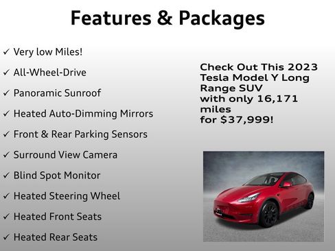 Used 2023 Tesla Model Y Long Range AWD/4WD image 4