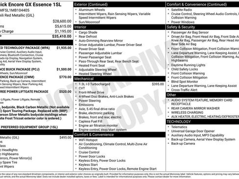 Used 2021 Buick Encore GX Essence w/ Advanced Technology Package image 26