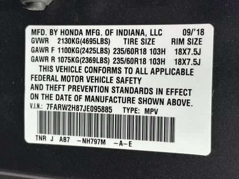Used 2018 Honda CR-V EX-L image 15