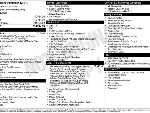Used 2022 Subaru Forester Sport image 39
