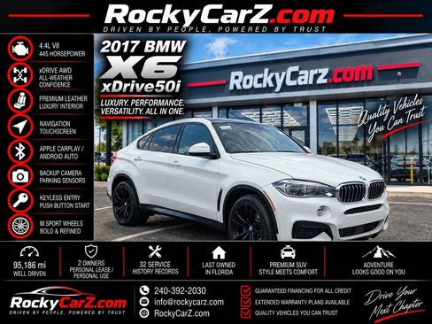 Used 2017 BMW X6 xDrive50i AWD/4WD image 1