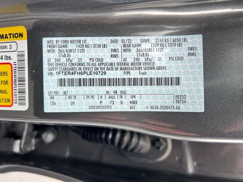 Certified 2023 Ford Ranger XLT w/ Equipment Group 302A High image 31