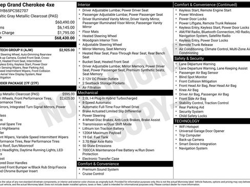 Used 2023 Jeep Grand Cherokee 4WD 4xe w/ Luxury Tech Group II image 6