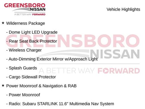 Used 2022 Subaru Outback Wilderness w/ Wilderness Package AWD/4WD image 9