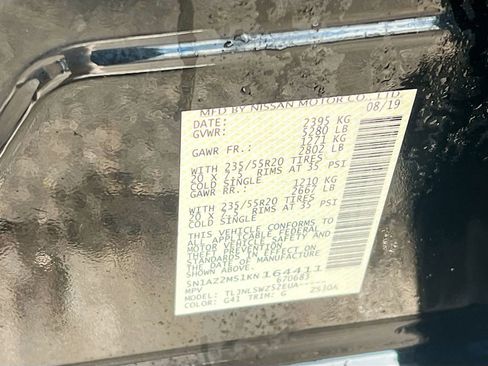 Used 2019 Nissan Murano Platinum w/ Cargo Package image 35