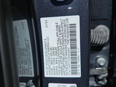 Certified 2024 Honda Accord EX image 16