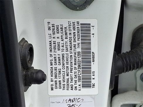 Used 2019 Honda Civic EX image 27