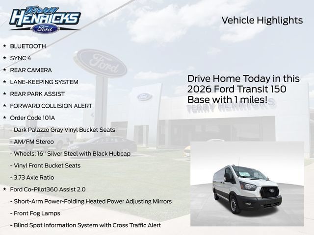 New 2026 Ford Transit 150 Low Roof RWD image 4