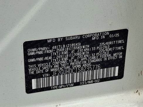 Certified 2025 Subaru Crosstrek 2.0i Premium image 27