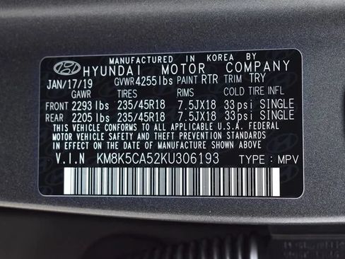 Used 2019 Hyundai Kona Ultimate AWD/4WD image 35