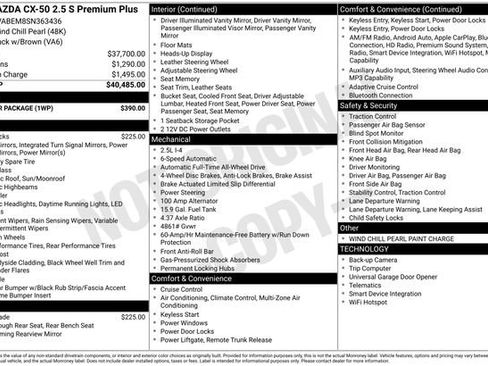 Used 2025 MAZDA CX-50 AWD 2.5 S w/ Weather Package image 30