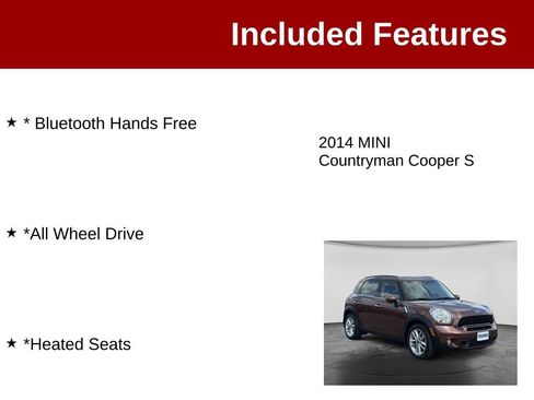 Used 2014 MINI Cooper Countryman S AWD/4WD image 3