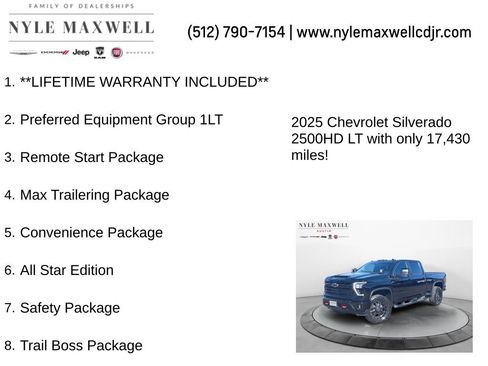Used 2025 Chevrolet Silverado 2500 LT w/ Trail Boss Package image 12