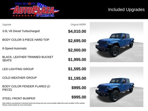 Used 2022 Jeep Gladiator Rubicon w/ LED Lighting Group AWD/4WD image 23