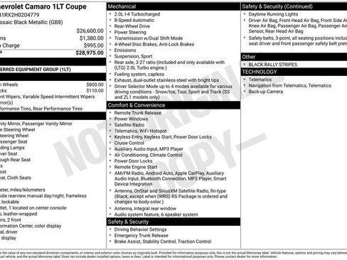 Used 2017 Chevrolet Camaro LT image 20