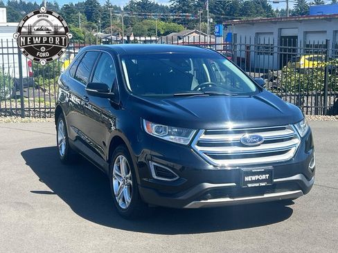 Certified 2018 Ford Edge Titanium w/ Ford Safe & Smart Package AWD/4WD image 1