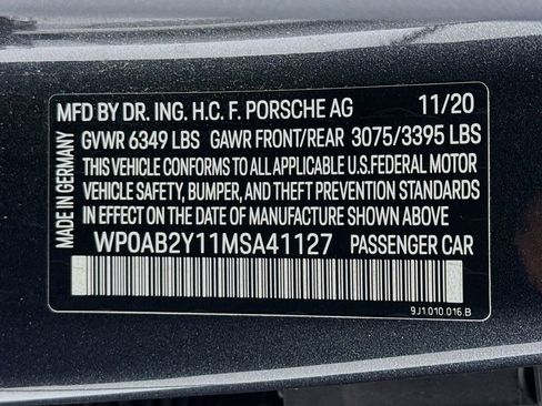 Certified 2021 Porsche Taycan 4S AWD/4WD image 12
