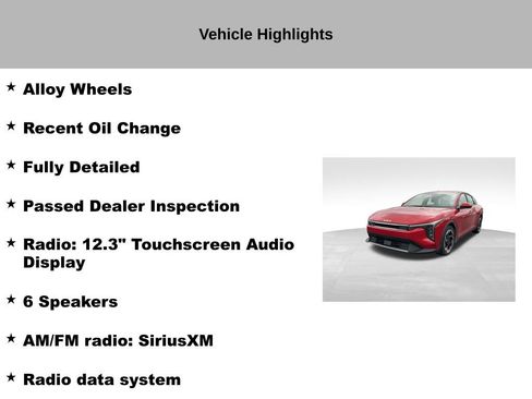 Certified 2025 Kia K4 EX FWD image 10