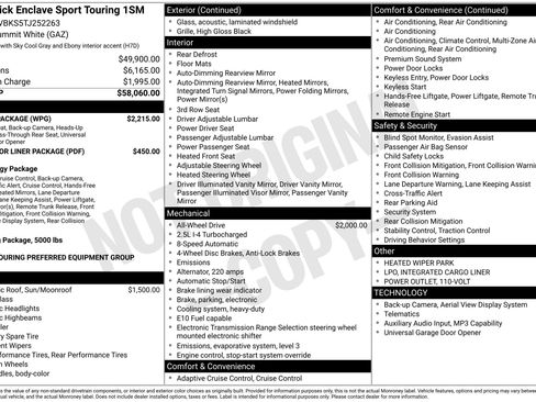 New 2026 Buick Enclave Sport Touring w/ Power Package AWD/4WD image 46