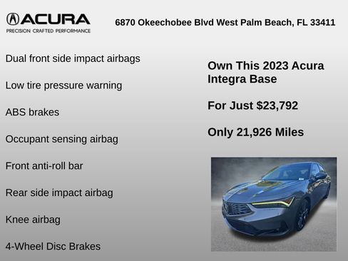 Used 2023 Acura Integra A-Spec image 34
