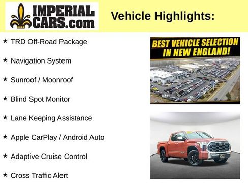Certified 2025 Toyota Tundra 1794 Edition w/ TRD Off-Road Package AWD/4WD image 3