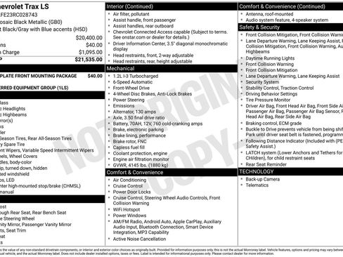Used 2024 Chevrolet Trax LS FWD image 35