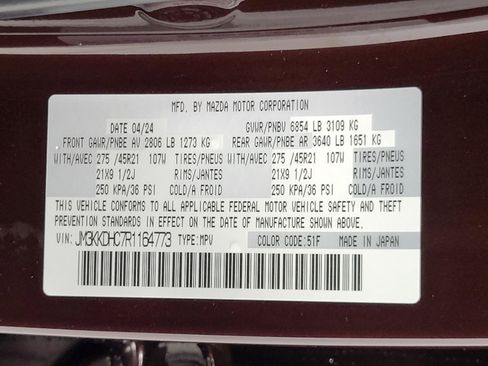 Used 2024 MAZDA CX-90 3.3 Turbo S w/ Premium Package AWD/4WD image 58