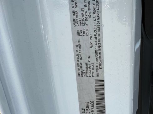 New 2026 RAM ProMaster 1500 w/ Convenience Group FWD image 29