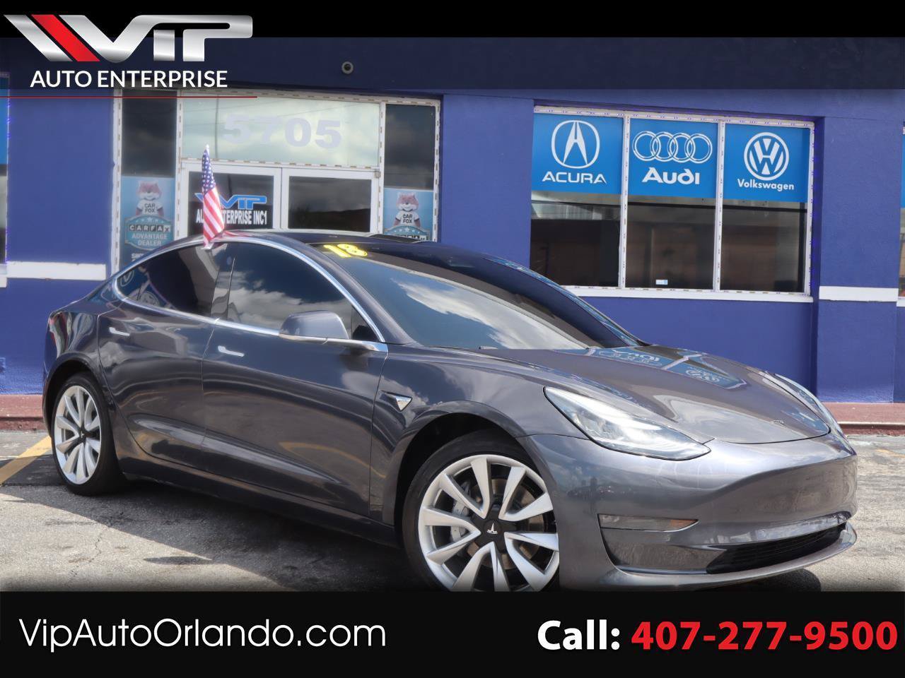 Used 2018 Tesla Model 3 Long Range AWD/4WD image 1