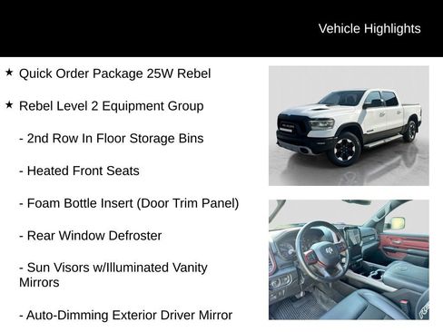 Used 2022 RAM 1500 Rebel w/ Rebel Level 2 Equipment Group AWD/4WD image 6