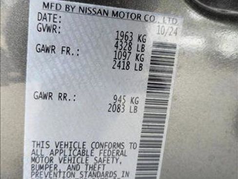 New 2025 Nissan Altima 2.5 S image 16