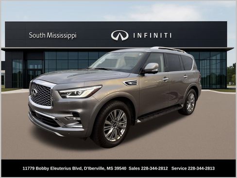 Used 2021 INFINITI QX80 Luxe w/ Cargo Package image 1