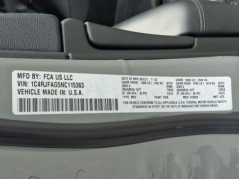 Used 2022 Jeep Grand Cherokee Laredo X AWD/4WD image 28