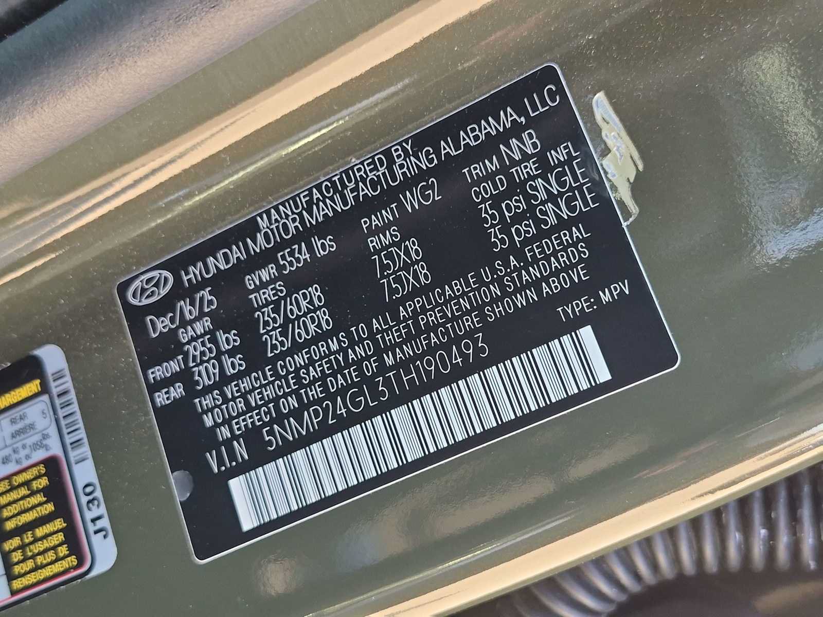 Certified 2026 Hyundai Santa Fe SEL FWD image 34