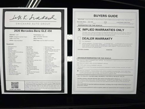 Certified 2026 Mercedes-Benz GLE 450 4MATIC Coupe image 45